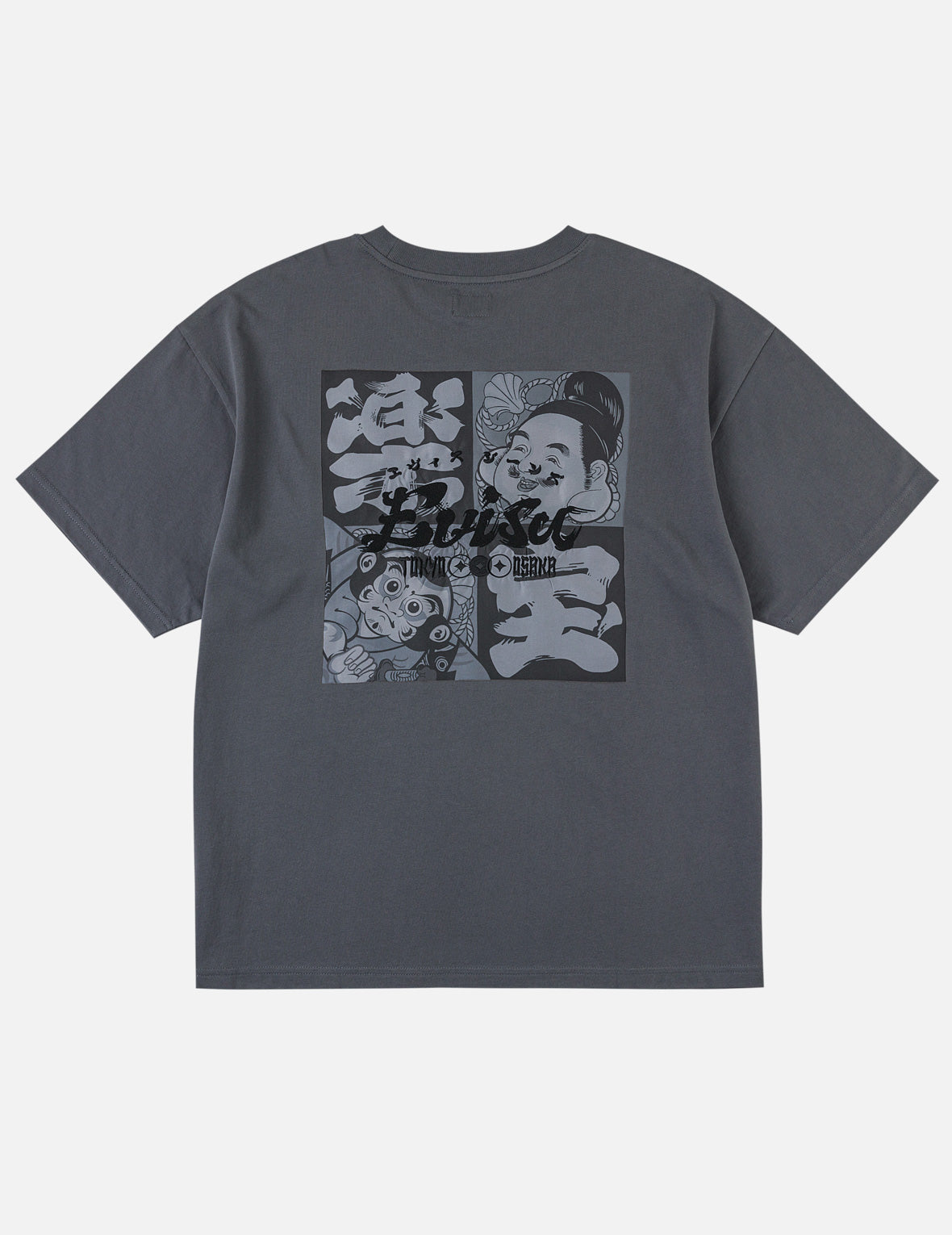 仏頭凧カーチフプリントTシャツ